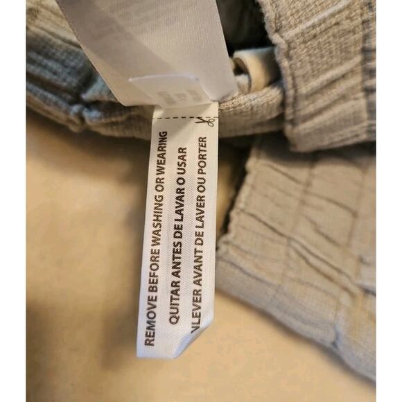 Madewell Wide Leg Pull On Pants Womens Size Med Lightweight Light Green - Picture 9 of 9